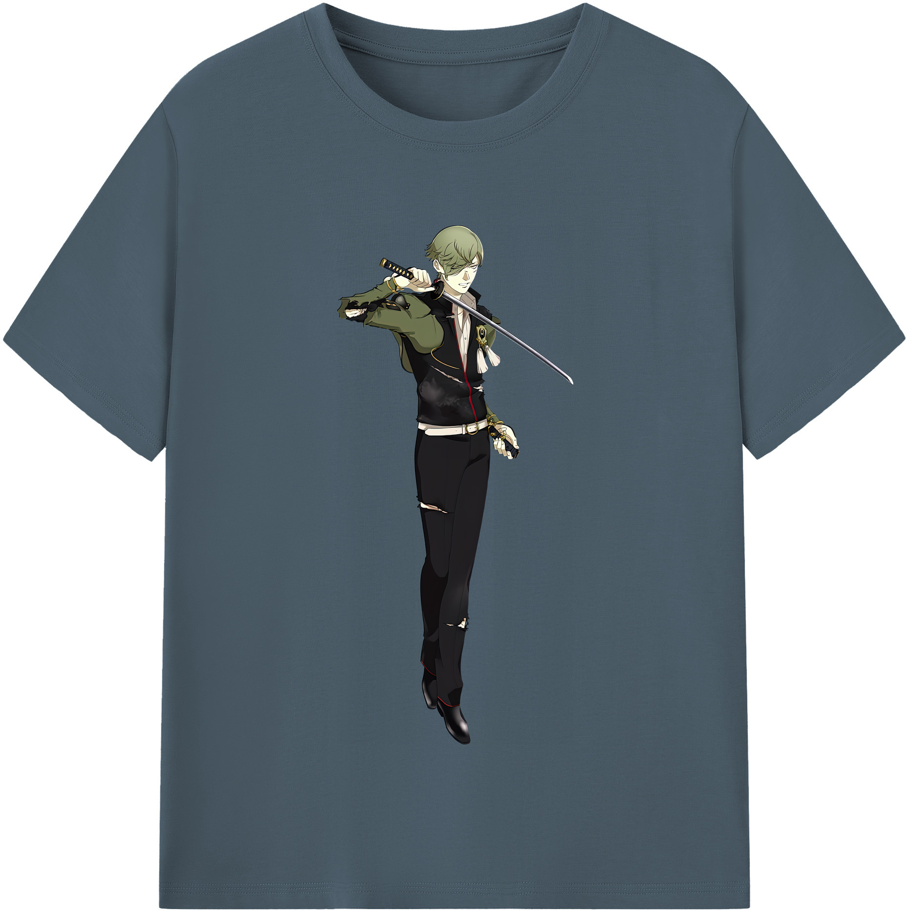 （画像用） 刀剣乱舞 Touken Ranbu 綿100％半袖Tシャツ（フロントプリント）